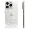 Capa de TPU - iPhone 15 Pro - Flocos de Neve