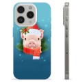 Capa de TPU - iPhone 15 Pro - Porquinho de Inverno