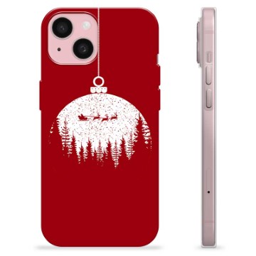 Capa de TPU - iPhone 15 - Bola de Natal