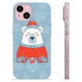 Capa de TPU - iPhone 15 - Urso de Natal