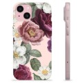 Capa de TPU - iPhone 15 - Flores Românticas