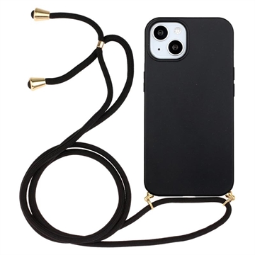Capa de TPU com Alça para iPhone 15 - Preto