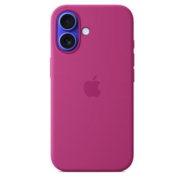 Capa em Silicone com MagSafe para iPhone 16 Apple MYY53ZM/A - Fúcsia
