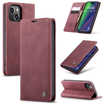 Bolsa Tipo Carteira Caseme 013 Series para iPhone 16 - Grená