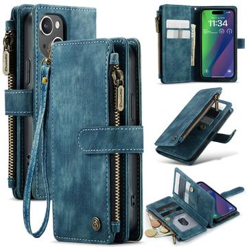 Bolsa Tipo Carteira Caseme C30 Multifuncional para iPhone 16 - Azul