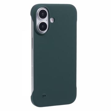Capa de Plástico Sem Moldura para iPhone 16 - Verde Escuro