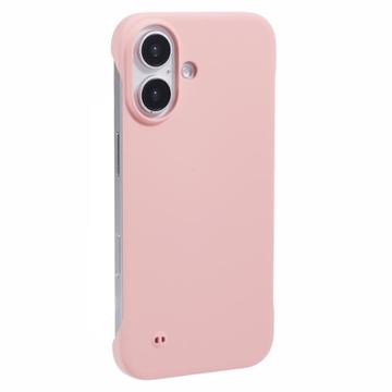 Capa de Plástico Sem Moldura para iPhone 16 - Cor-de-Rosa