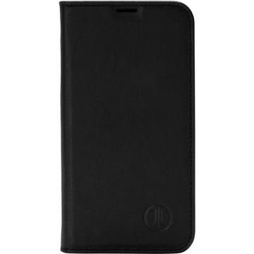 Bolsa tipo Flip de Couro JT Berlin BookCase Tegel para iPhone 16 Plus - Preto