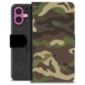Bolsa tipo Carteira - iPhone 16 Plus - Camuflagem