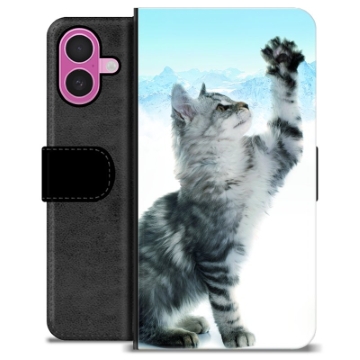 Bolsa tipo Carteira - iPhone 16 Plus - Gato