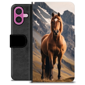 Bolsa tipo Carteira - iPhone 16 Plus - Cavalo