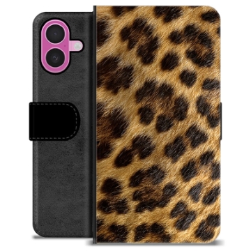 Bolsa tipo Carteira - iPhone 16 Plus - Leopardo