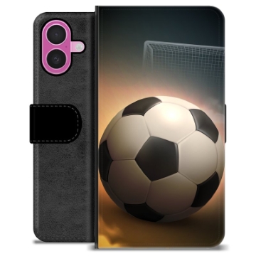 Bolsa tipo Carteira - iPhone 16 Plus - Futebol