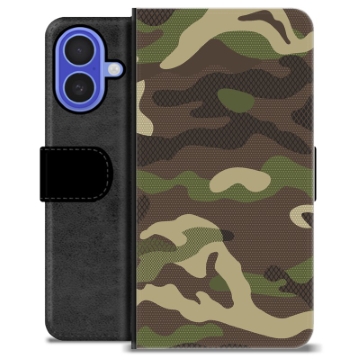Bolsa tipo Carteira - iPhone 16 - Camuflagem