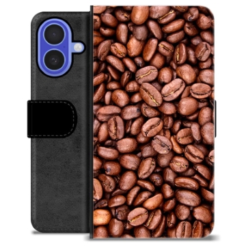 Bolsa tipo Carteira - iPhone 16 - Grãos de Café