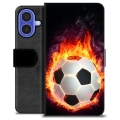 Bolsa tipo Carteira - iPhone 16 - Chama do Futebol