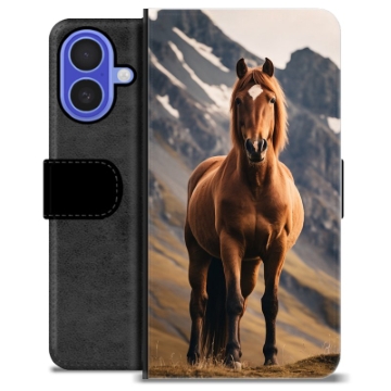 Bolsa tipo Carteira - iPhone 16 - Cavalo