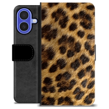 Bolsa tipo Carteira - iPhone 16 - Leopardo