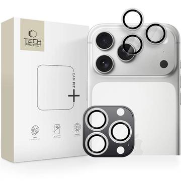 Lente de câmara Tech-Protect Camring Fit+ para iPhone 16 Pro/16 Pro Max/17 Pro/17 Pro Max - Transparente