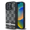 Capa para iPhone 16 Pro DKNY Padrão xadrez e listra