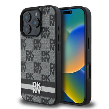Capa para iPhone 16 Pro DKNY Padrão xadrez e listra