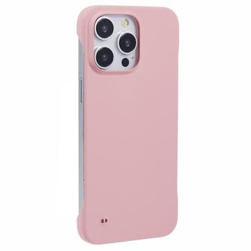 Capa de Plástico Sem Moldura para iPhone 16 Pro - Cor-de-Rosa