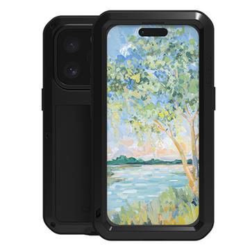 Capa Híbrida Love Mei Powerful para iPhone 16 Pro - Preto