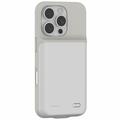 Capa com Bateria de Backup para iPhone 16 Pro Max - 7000mAh - Branco