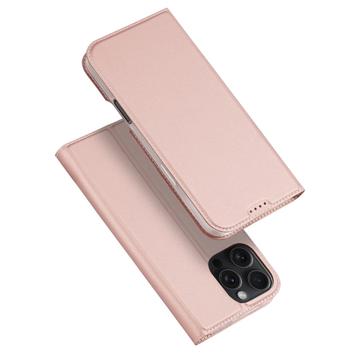 Capa Flip Dux Ducis Skin Pro para iPhone 16 Pro Max - Cor-de-Rosa