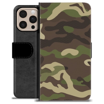 Bolsa tipo Carteira - iPhone 16 Pro Max - Camuflagem