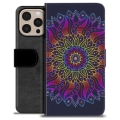 Bolsa tipo Carteira - iPhone 16 Pro Max - Mandala Colorida