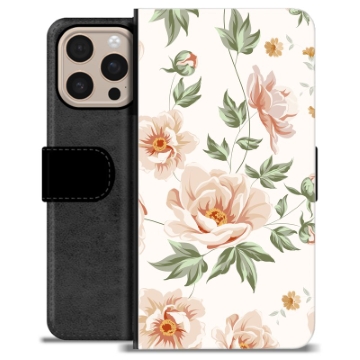 Bolsa tipo Carteira - iPhone 16 Pro Max - Floral