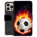Bolsa tipo Carteira - iPhone 16 Pro Max - Chama do Futebol