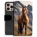 Bolsa tipo Carteira - iPhone 16 Pro Max - Cavalo