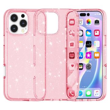 Capa Híbrida Stylish Glitter Series para iPhone 16 Pro Max