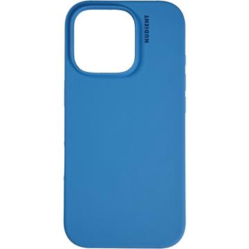 Capa de Silicone Nudient Base para iPhone 16 Pro - Azul