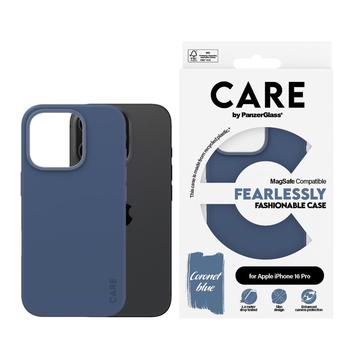 Capa PanzerGlass Care Fearlessly Fashionable para iPhone 16 Pro - Compatível com MagSafe - Azul
