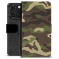 Bolsa tipo Carteira - iPhone 16 Pro - Camuflagem