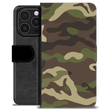 Bolsa tipo Carteira - iPhone 16 Pro - Camuflagem