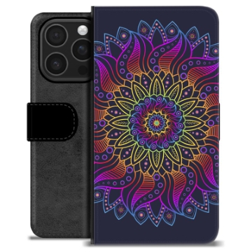 Bolsa tipo Carteira - iPhone 16 Pro - Mandala Colorida