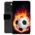 Bolsa tipo Carteira - iPhone 16 Pro - Chama do Futebol