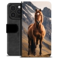 Bolsa tipo Carteira - iPhone 16 Pro - Cavalo