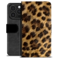 Bolsa tipo Carteira - iPhone 16 Pro - Leopardo