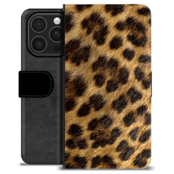 Bolsa tipo Carteira - iPhone 16 Pro - Leopardo