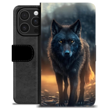 Bolsa tipo Carteira - iPhone 16 Pro - Lobo