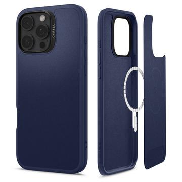 Capa Híbrida Spigen Cyrill Kajuk Mag para iPhone 16 Pro - Azul Escuro