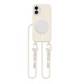 Capa para iPhone 16 Tech-Protect MagNecklace MagSafe - Latte