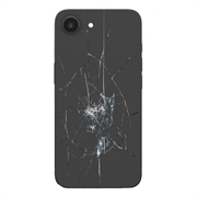 Reparação da capa traseira do iPhone 16e - só vidro - Preto