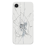 Reparação da capa traseira do iPhone 16e - só vidro - Branco