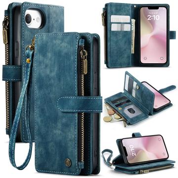 Bolsa Tipo Carteira Caseme C30 Multifuncional para iPhone 16e - Azul